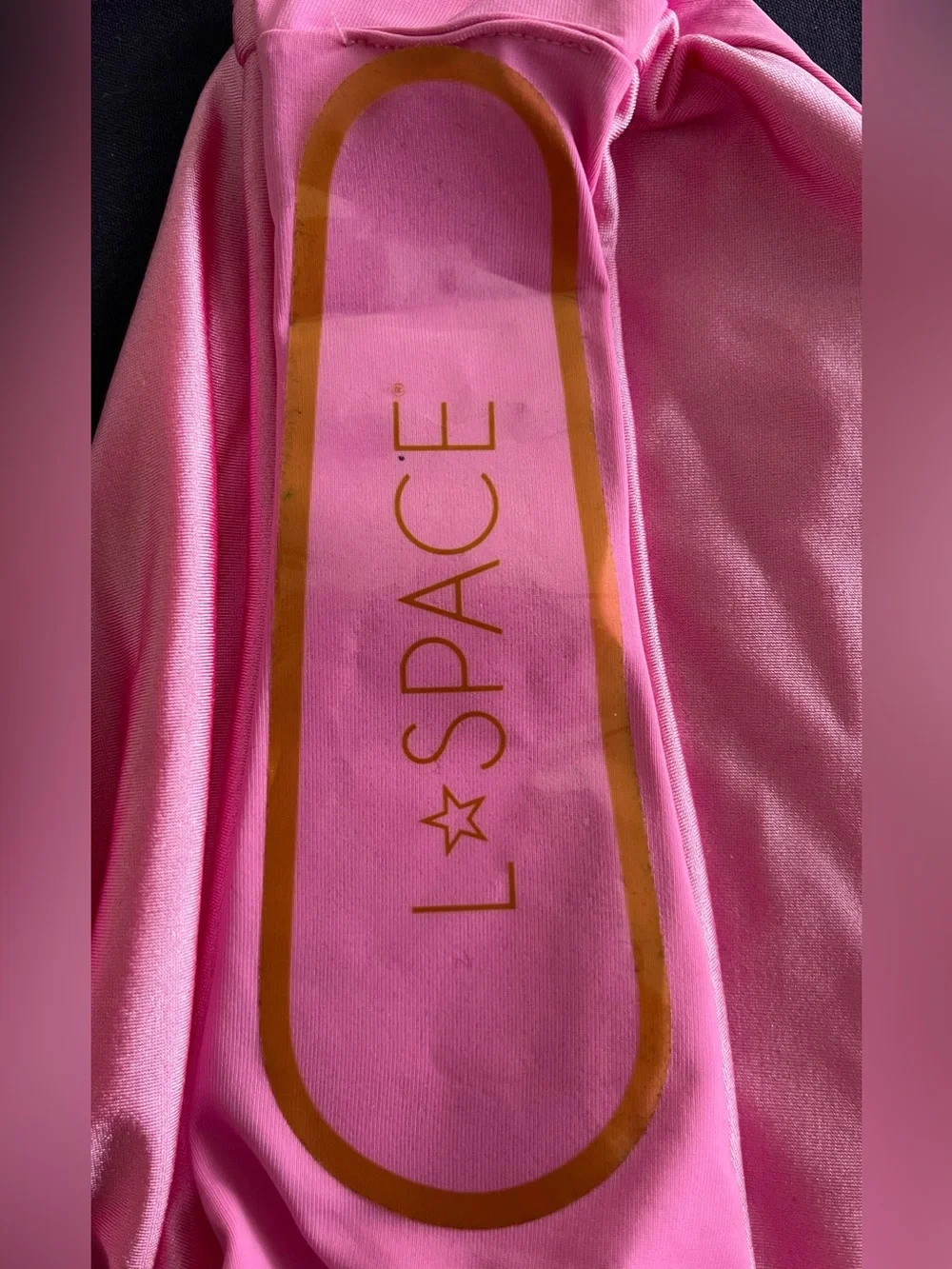 L*Space Bikini Set Stella Top & Lennox Bottom Large Pink Barbiecore Resortwear